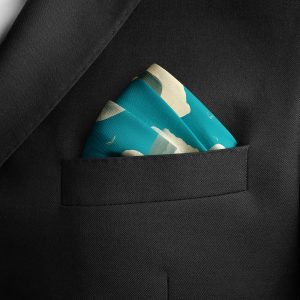 SKY silk handkerchief, premium quality, bold design