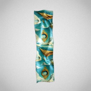 Luxurious Reversible Silk Scarves 65 x 17 cm